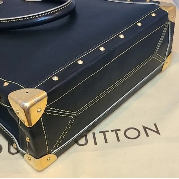 SOLD Louis Vuitton Vintage   2003 RARE SAHALI          LEATHER 'LE FABULEUX - Picture 6 of 15